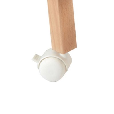 Sachet 4 roulettes pivotantes avec frein pour lit