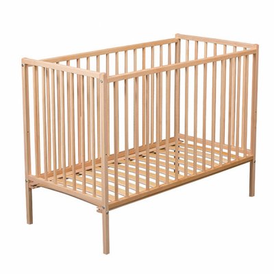 Lit bébé remi 70x140cm vernis naturel