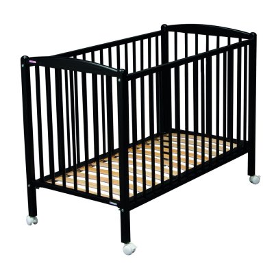 Lit bébé arthur 60x120 laque noir