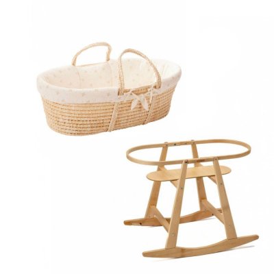 Pack couffin hirondelles écru et son support laura