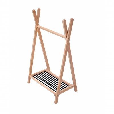 Portant à vêtements pour enfant léandre hybride noir