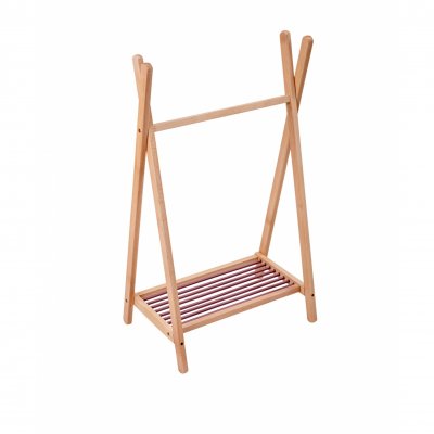 Portant à vêtements pour enfant léandre hybride vieux rose