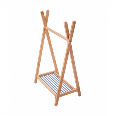 Portant à vêtements pour enfant léandre hybride bleu gris