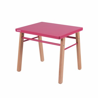Petite table enfant gabriel hybride fuchsia