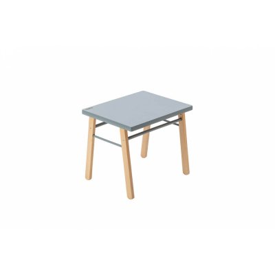 Petite table enfant gabriel hybride bleu gris