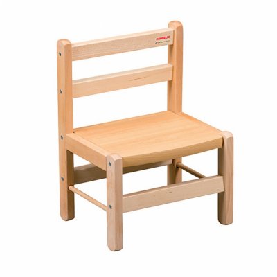 Petite chaise basse enfant louise vernis naturel