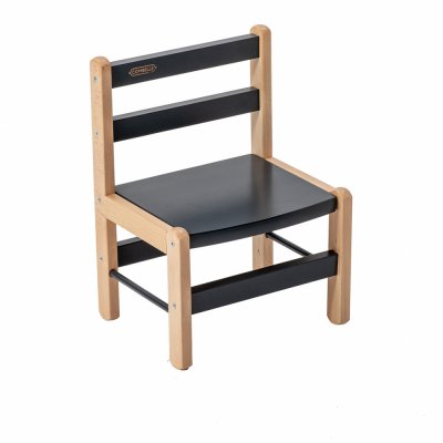 Petite chaise basse enfant louise anthracite
