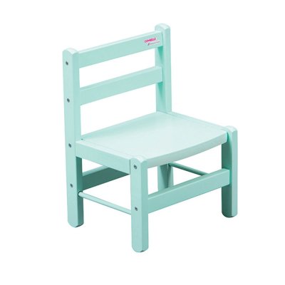 Chaise basse laque vert mint