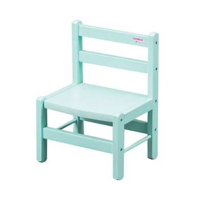 Chaise basse laque vert mint
