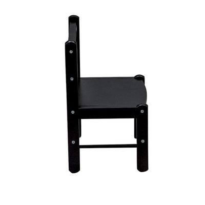 Chaise basse laque noir