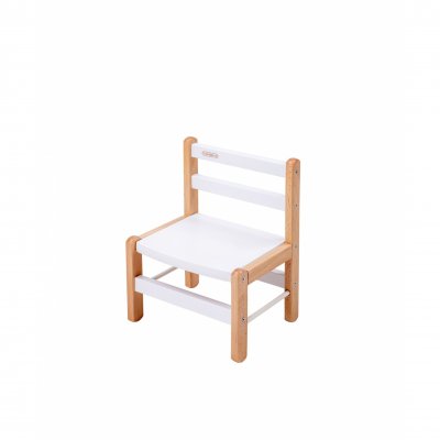 Table enfant gabriel + chaise basse louise hybride blanc