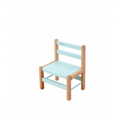 Table enfant gabriel + chaise basse louise hybride vert mint