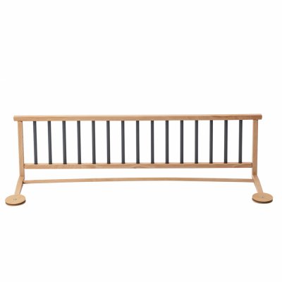 Barrière de lit enfant bois 35 x 127 cm audrey anthracite