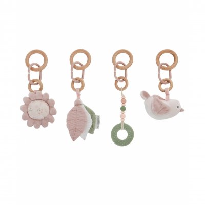 Set d'activités à suspendre pour arche de jeux rose