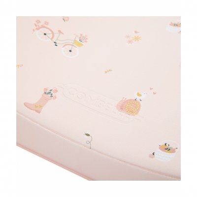 Matelas à langer rose clair