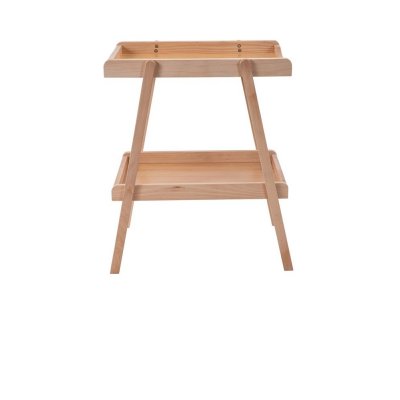 Table à langer avec 2 plateaux léna vernis naturel