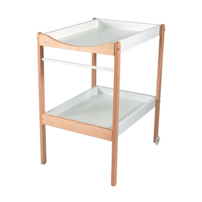 Table à langer alice 2 plateaux hybride blanc