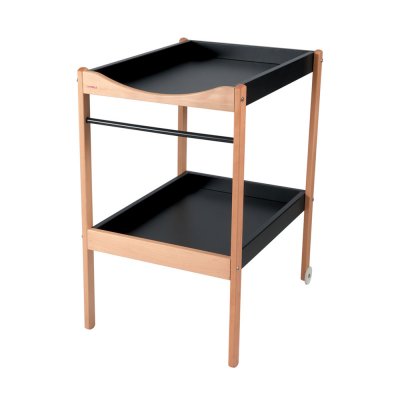 Table à langer alice 2 plateaux hybride noir