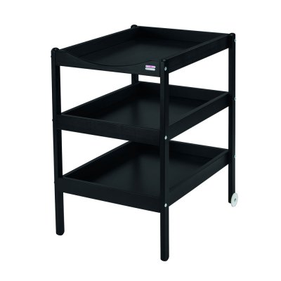 Table à langer susie 3 plateaux laque noir