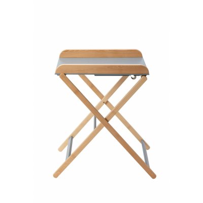 Table à langer jade pliante hybride bleu gris