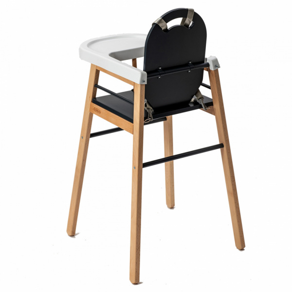 Chaise haute bois lili anthracite Combelle