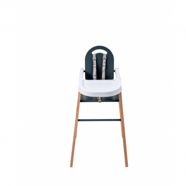 Chaise haute bois lili hybride kaki Combelle