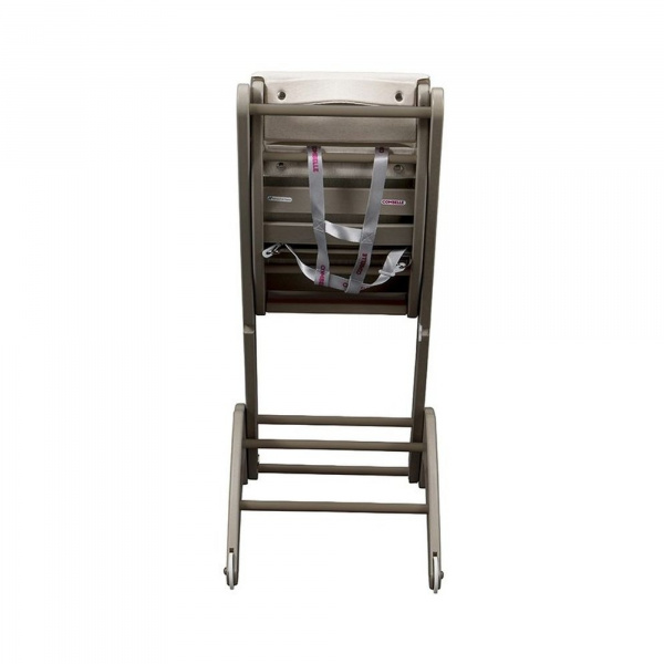 Chaise haute bébé évolutive manon laqué gris clair Combelle