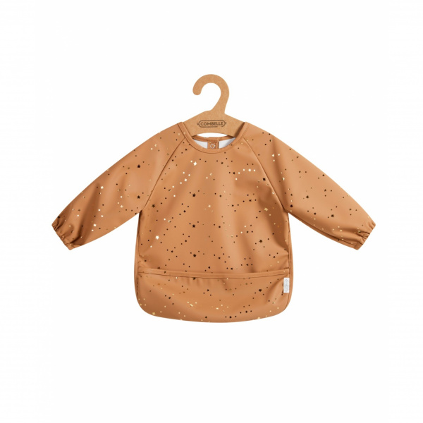 Bavoir tablier à manches etoiles Combelle