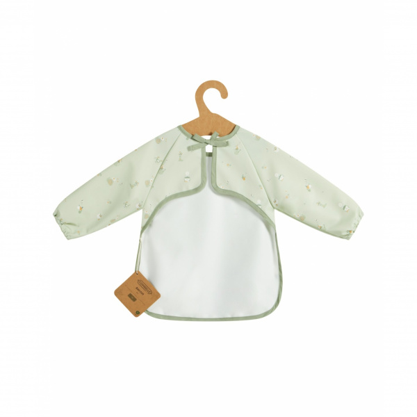 Bavoir tablier à manches vert Combelle