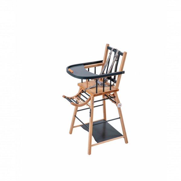Chaise haute évolutive marcel hybride kaki Combelle