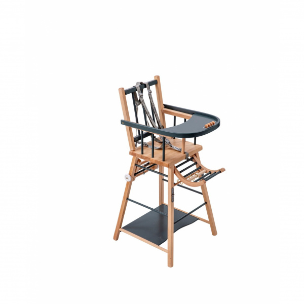 Chaise haute évolutive marcel hybride kaki Combelle