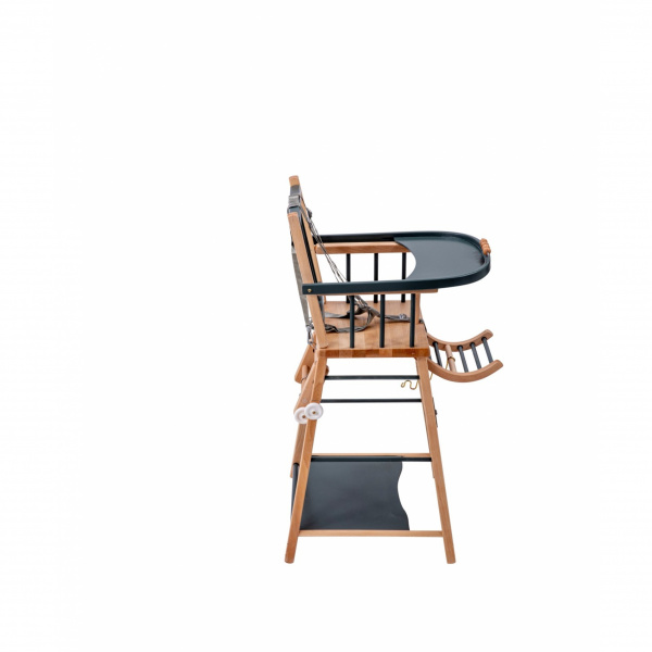 Chaise haute évolutive marcel hybride kaki Combelle