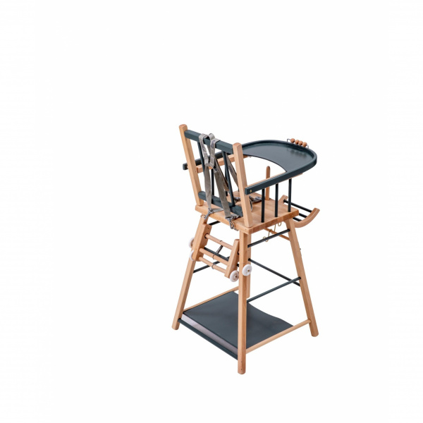 Chaise haute évolutive marcel hybride kaki Combelle