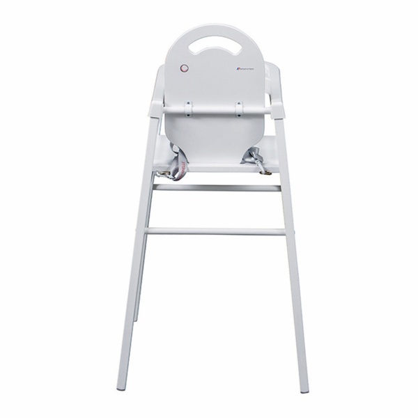 Chaise haute bébé lili fixe (avec tablette amovible ) laque blanc Combelle