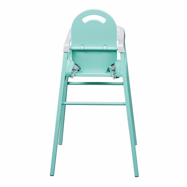 Chaise haute bébé lili vert mint Combelle