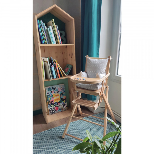 Coussin de chaise haute bébé ouatiné Combelle