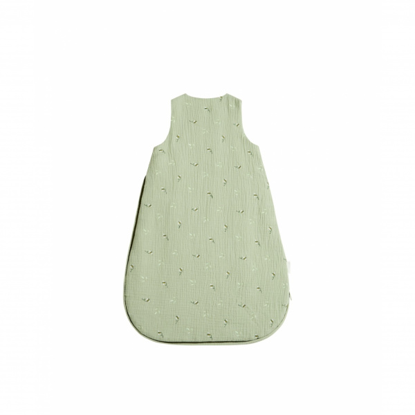 Gigoteuse mi-saison sans manche 1 à 6 mois bucolique vert Combelle