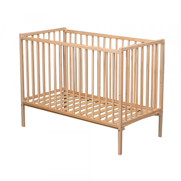Lit bébé remi 60x120 vernis naturel Combelle