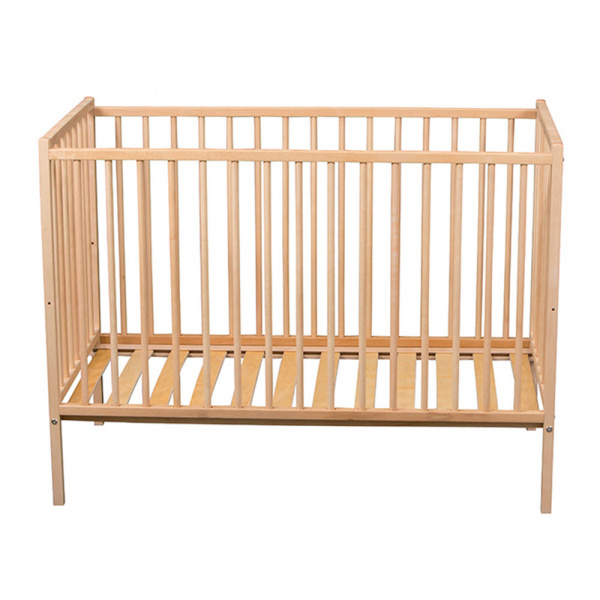Lit bébé remi 60x120 vernis naturel Combelle