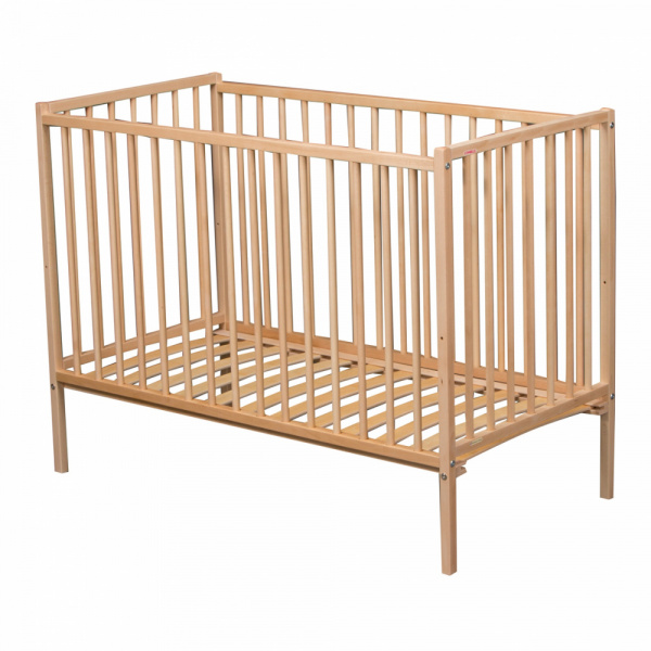 Lit bébé remi 70x140cm vernis naturel Combelle