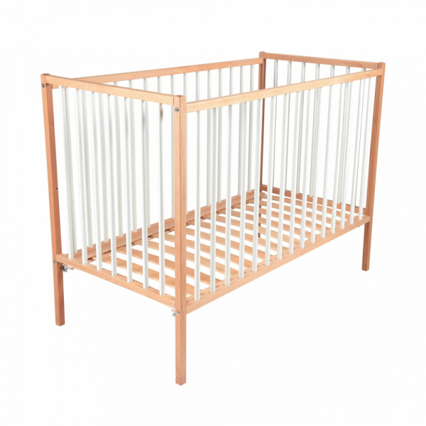 Lit bébé remi 70x140cm hybride blanc Combelle