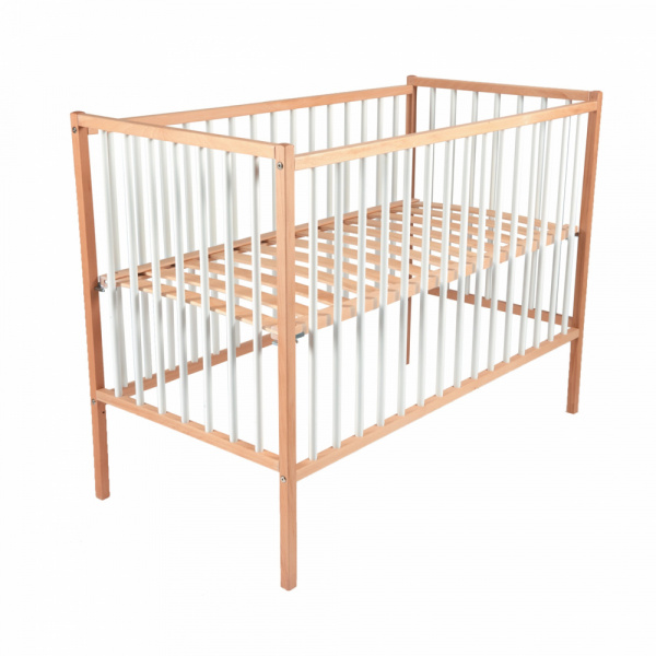 Lit bébé remi 70x140cm hybride blanc Combelle