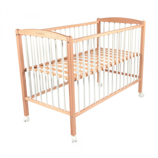 Lit bébé arthur 70x140 hybride blanc Combelle