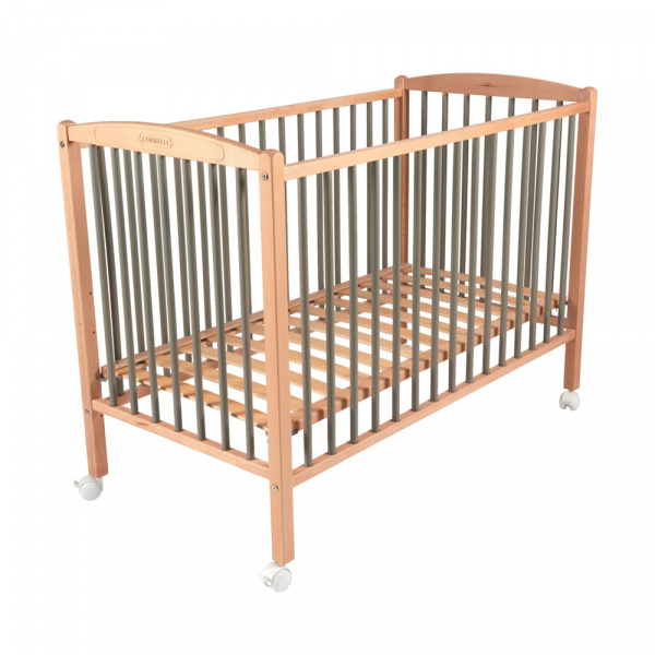 Lit bébé arthur 70x140 hybride gris Combelle