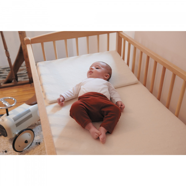 Lit bébé arthur 70x140 hybride vert mint Combelle