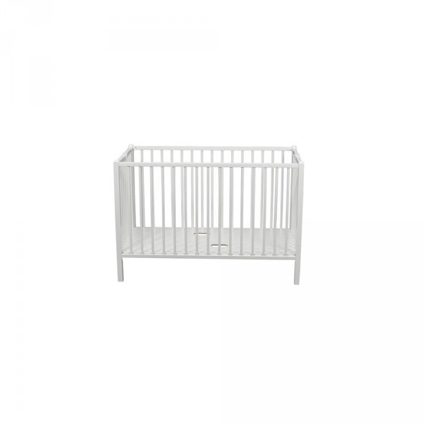 Lit bébé extra-pliant roméo laqué blanc 60 x 120 cm Combelle