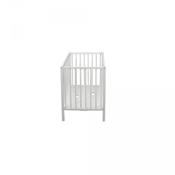 Lit bébé extra-pliant roméo laqué blanc 60 x 120 cm Combelle