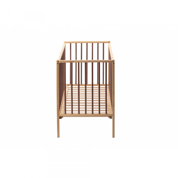 Lit en bois 70x140 cm rémi hybride vieux rose Combelle