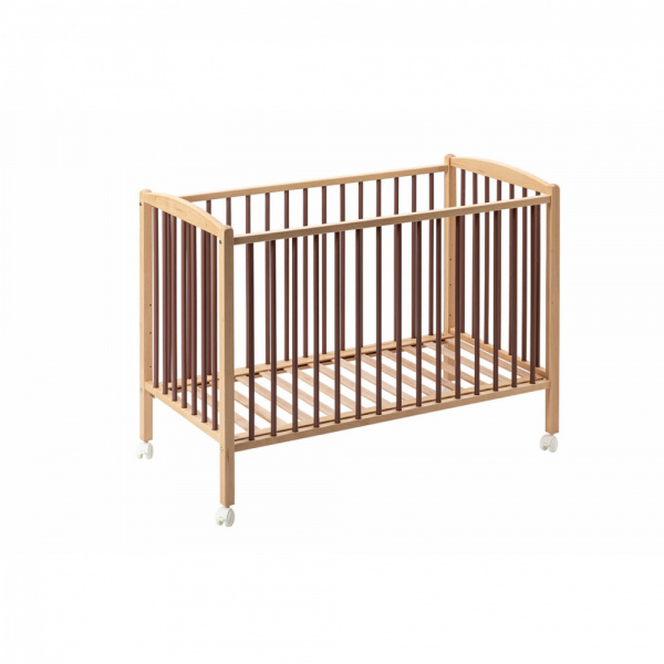 Lit en bois 70x140 cm arthur hybride vieux rose Combelle