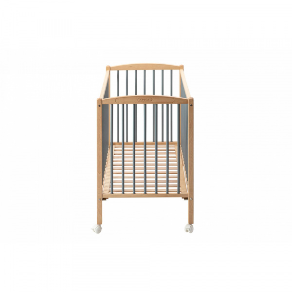 Lit en bois 70x140 cm arthur hybride bleu gris Combelle